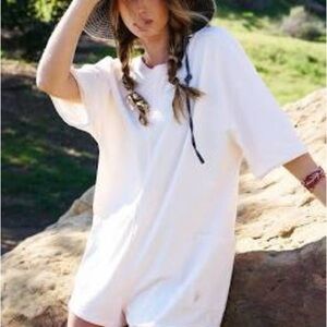 Free people Hot shot tee romper